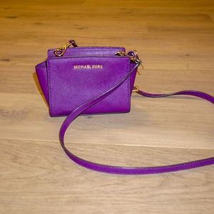 Michael Kors Selma Mini Saffiano Leather Crossbody